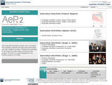 Tablet Screenshot of eportfoliopractice.qut.edu.au