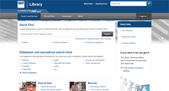 Desktop Screenshot of library.qut.edu.au