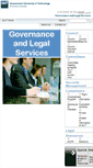 Mobile Screenshot of governance.qut.edu.au