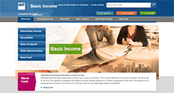 Desktop Screenshot of basicincome.qut.edu.au