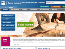 Tablet Screenshot of basicincome.qut.edu.au