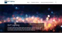 Desktop Screenshot of lighting.qut.edu.au
